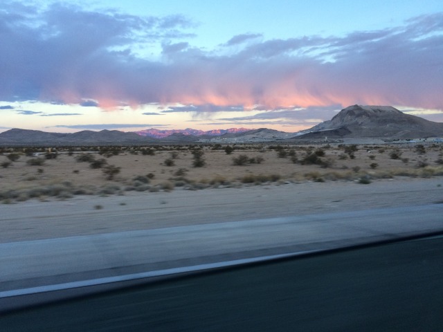 Untitled desert morning outside Las Vegas