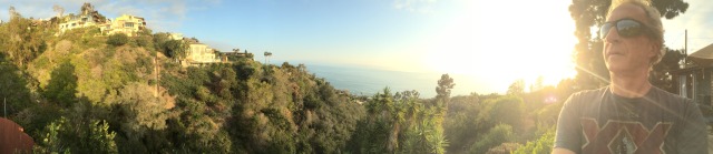 Laguna Beach Hillside Cottage Sunset Panorama Kicking it post surf